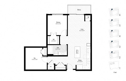 Arcata Apartments Golden Valley MN 1 Bedroom 1 Bath Apartment